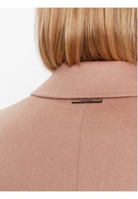 Calvin Klein Płaszcz wełniany K20K205670 Beżowy Regular Fit. Kolor: beżowy. Materiał: wełna #3