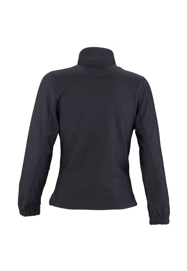 SOL'S - Damska Bluza Polarowa North Fleece Jacket. Kolor: czarny. Materiał: polar. Sezon: zima
