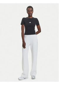 Adidas - adidas T-Shirt Essentials 3-Stripes JC8325 Czarny Slim Fit. Kolor: czarny. Materiał: bawełna #4