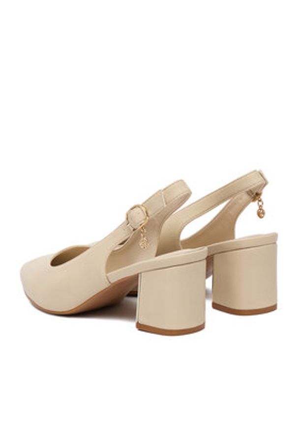 Lasocki Czółenka CEO-HMS3022-3 Écru. Materiał: materiał