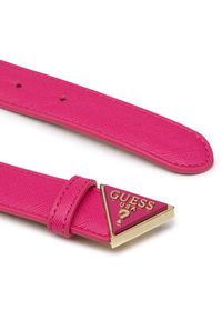 Guess Pasek Damski Alexie Belts BW7685 VIN25 Różowy. Kolor: różowy. Materiał: skóra