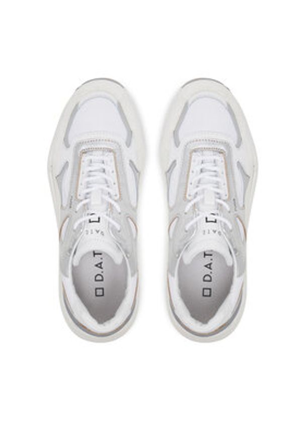 D.A.T.E. Sneakersy Fuga W421-FG-LM Kolorowy. Materiał: zamsz, skóra. Wzór: kolorowy