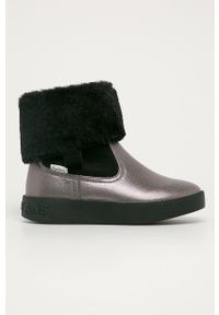 Pepe Jeans - Śniegowce dziecięce Brixton. Nosek buta: okrągły. Kolor: czarny. Materiał: materiał, syntetyk, skóra ekologiczna, guma, zamsz. Szerokość cholewki: normalna. Sezon: zima #1
