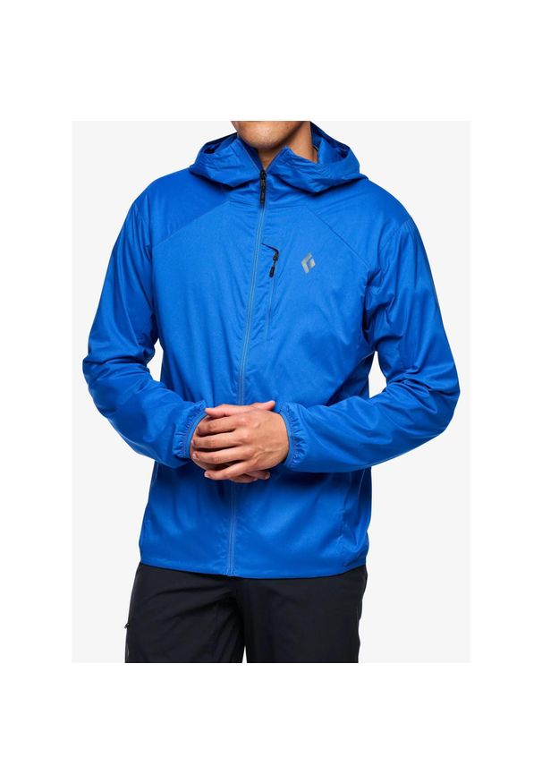 Kurtka softshell męska Black Diamond Alpine Start Insulated Hoody. Kolor: niebieski. Materiał: softshell. Sport: turystyka piesza