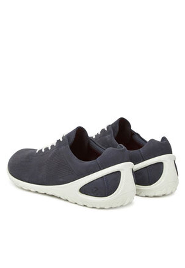 ecco - ECCO Sneakersy Biom Lite 80238402038 Granatowy. Kolor: niebieski. Materiał: nubuk, skóra