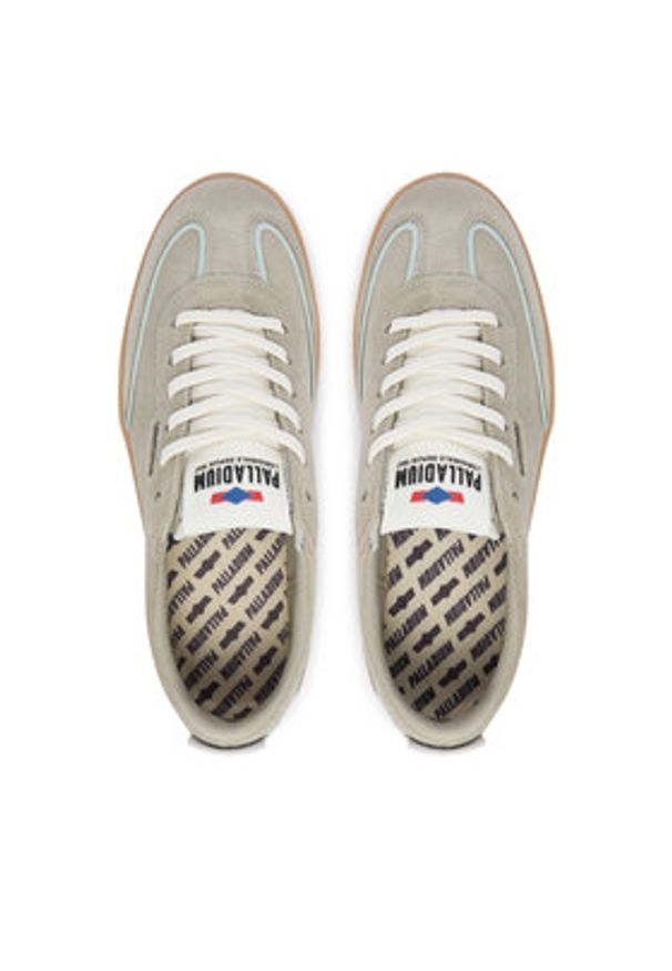 Palladium Sneakersy Pallacup Casual Suede 94641-230-M Szary. Okazja: na co dzień. Kolor: szary. Materiał: skóra, zamsz