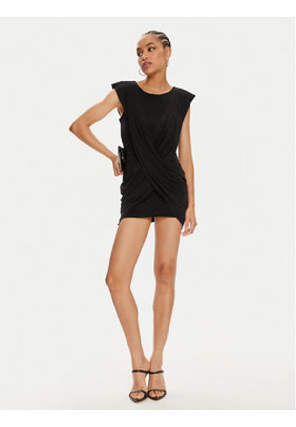 NORMA KAMALI Sukienka koktajlowa KK1243PLD83001 Czarny Slim Fit. Kolor: czarny. Materiał: syntetyk. Styl: wizytowy