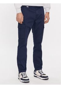 Tommy Jeans Spodnie materiałowe Austin DM0DM17678 Granatowy Slim Fit. Kolor: niebieski. Materiał: bawełna #1