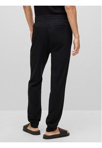 Hugo Spodnie piżamowe Labelled 50478929 Czarny Regular Fit. Kolor: czarny. Materiał: bawełna #4