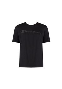 Champion T-Shirt | 218284 | Mężczyzna | Czarny. Okazja: na co dzień. Kolor: czarny. Materiał: bawełna. Długość rękawa: krótki rękaw. Wzór: nadruk. Styl: casual, klasyczny #5