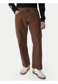 RVCA Spodnie materiałowe Dayshift 23A113502 Brązowy Relaxed Fit. Kolor: brązowy. Materiał: bawełna #1