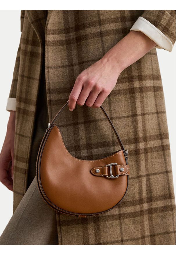 Lauren Ralph Lauren - LAUREN RALPH LAUREN Torebka 431980159001 Brązowy. Kolor: brązowy. Materiał: skórzane