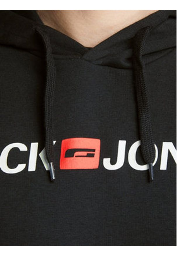Jack & Jones Bluza Corp Old Logo 12137054 Czarny Regular Fit. Kolor: czarny. Materiał: bawełna