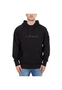 FUNDANGO - Bluza męska Fundango Talis z kapturem. Typ kołnierza: kaptur. Kolor: czarny. Styl: sportowy