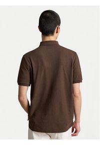 Polo Ralph Lauren Polo 710B20009002 Brązowy Regular Fit. Typ kołnierza: polo. Kolor: brązowy. Materiał: bawełna #3