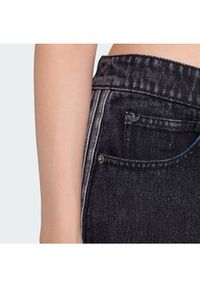 Adidas - adidas Szorty jeansowe Firebird Jorts KD2916 Czarny Oversize. Kolor: czarny. Materiał: bawełna #3