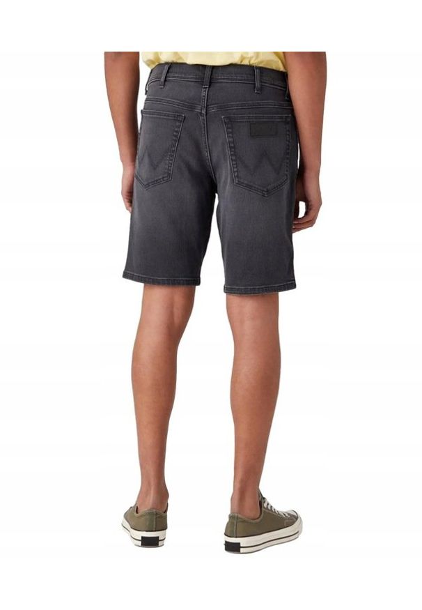 Wrangler - WRANGLER TEXAS SHORTS MĘSKI SZORTY SPODENKI ASHES W11CBY43A