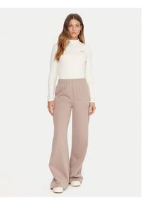 Guess Bluzka V5BP10 KCBF1 Écru Slim Fit. Materiał: bawełna
