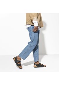 Sandały Birkenstock Milano Bs 0034793 czarne. Zapięcie: pasek. Kolor: czarny. Materiał: materiał, syntetyk, welur, skóra. Wzór: paski #9