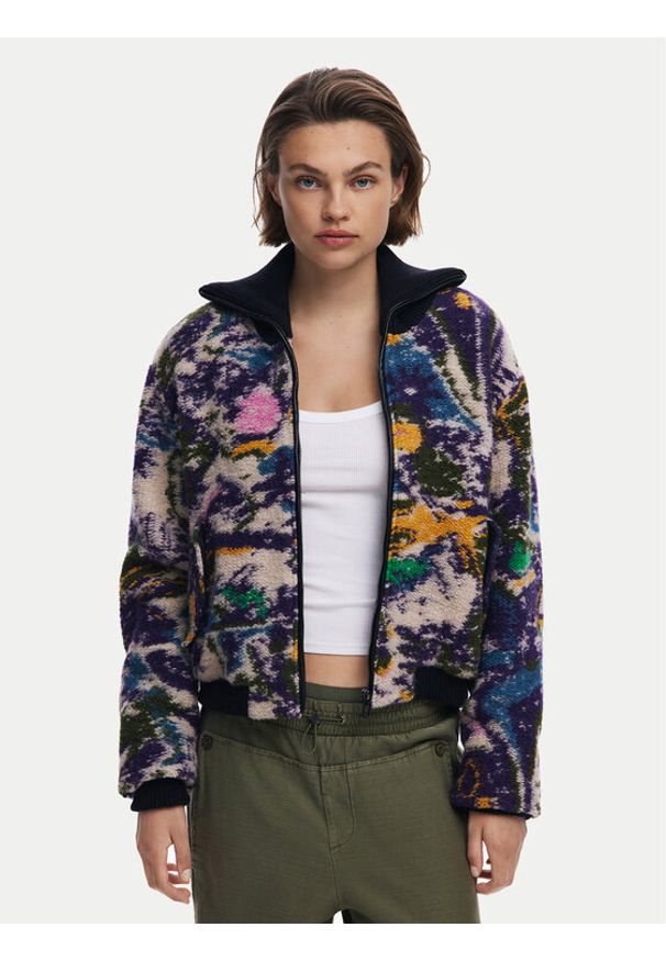 Desigual Kurtka bomber Alfa 25WWEW66 Kolorowy Regular Fit. Materiał: syntetyk. Wzór: kolorowy