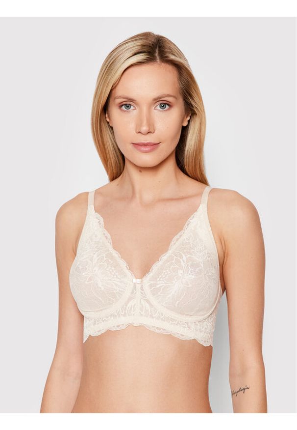 Triumph Biustonosz bezfiszbinowy Amourette Charm 10210687 Beżowy. Kolor: beżowy. Materiał: syntetyk