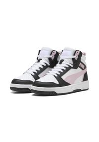 Buty do chodzenia damskie Puma 38 Rebound V6. Kolor: wielokolorowy, różowy, czarny, biały, fioletowy. Materiał: materiał, syntetyk. Szerokość cholewki: normalna. Sport: turystyka piesza