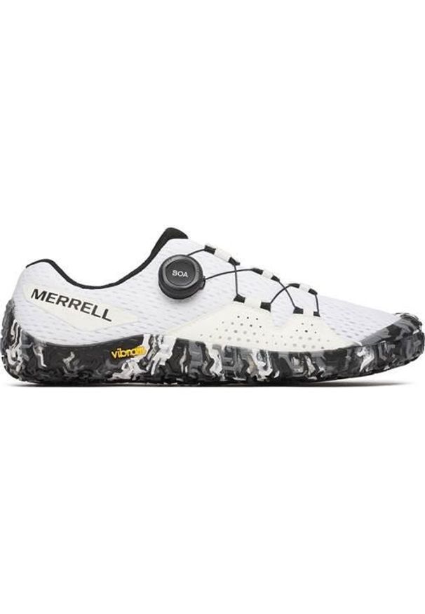 Buty do biegania męskie Merrell Vapor Glove 6 Boa. Kolor: biały. Materiał: guma, syntetyk, materiał. Szerokość cholewki: normalna