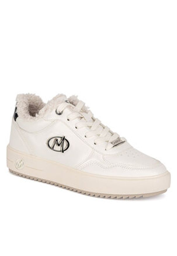 MEXX Sneakersy MI001010143W Biały. Kolor: biały. Materiał: skóra