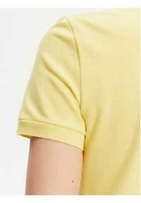 Lacoste Polo PF5462 Żółty Slim Fit. Typ kołnierza: polo. Kolor: żółty. Materiał: bawełna