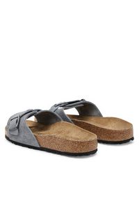 Birkenstock Klapki Oita Braided 1029121 Szary. Kolor: szary. Materiał: zamsz, skóra