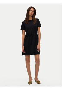 Vero Moda Sukienka codzienna Luna 10325626 Czarny Regular Fit. Okazja: na co dzień. Kolor: czarny. Materiał: bawełna. Typ sukienki: proste. Styl: casual #5