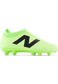 Korki dziecięce New Balance TEKELA V4+ MAGIQUE JNR FG SJT3FL45 – zielone. Kolor: zielony. Materiał: syntetyk, materiał. Szerokość cholewki: normalna #1