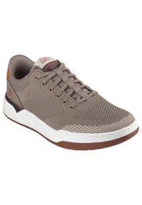 skechers - Buty Mężczyzna Skechers Corliss Dorset brązowy. Kolor: brązowy. Materiał: tkanina, syntetyk #1