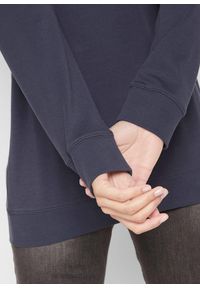 bonprix - Shirt bawełniany z długim rękawem i nadrukiem. Kolor: niebieski. Materiał: bawełna. Długość rękawa: długi rękaw. Długość: długie. Wzór: nadruk #2