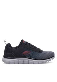 skechers - Skechers Sneakersy TRACK RIPKENT 232399 BKCC Czarny. Kolor: czarny. Materiał: materiał