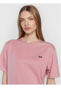 Vans T-Shirt Small VN0A5I8X Różowy Regular Fit. Kolor: różowy. Materiał: bawełna #4