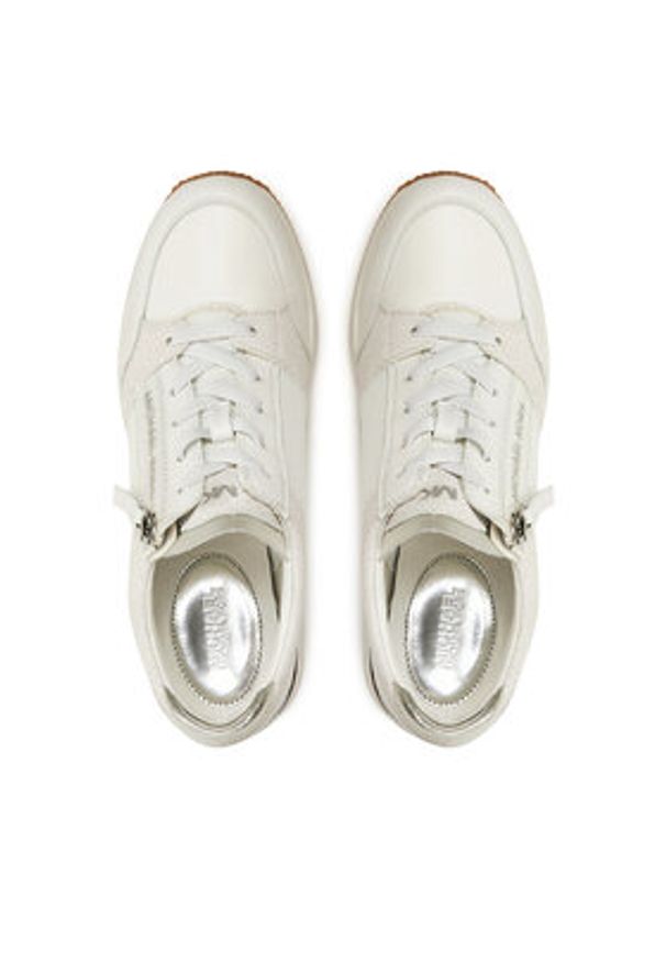 MICHAEL Michael Kors Sneakersy 43F4DBFS3L Biały. Kolor: biały. Materiał: skóra