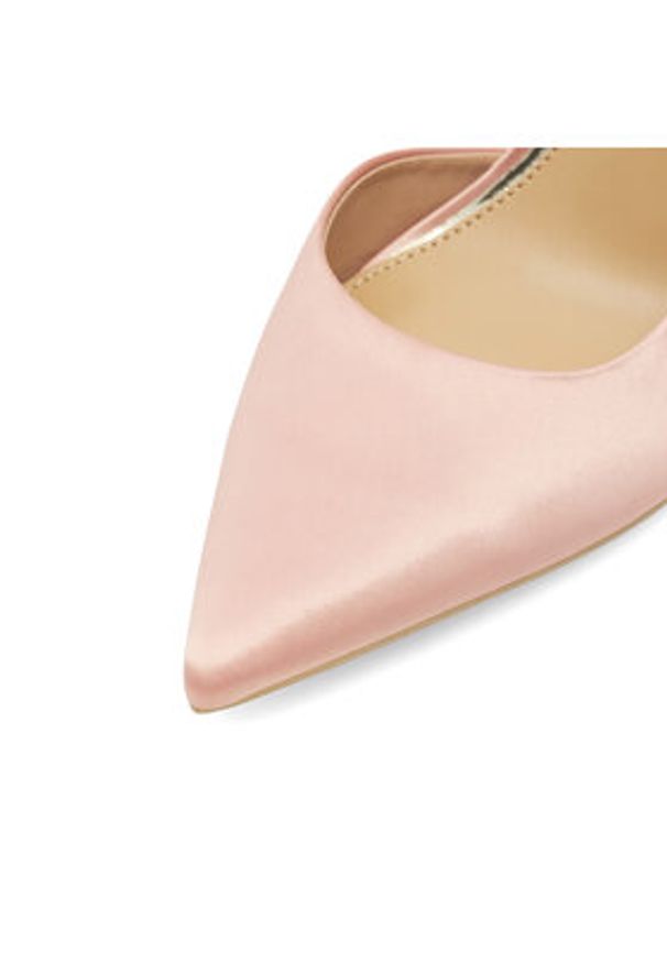 Nine West Sandały WFA2689-1 Różowy. Kolor: różowy. Materiał: materiał