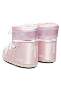 Moon Boot Śniegowce MB Icon Low Pearly 80D1409660 Różowy. Kolor: różowy. Materiał: materiał #3