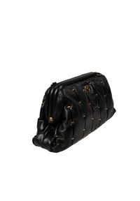 Pinko Torebka "Maxy Chain Clutch" | 1P22E7 Y7HX | Kobieta | Czarny. Kolor: czarny. Materiał: skórzane. Styl: klasyczny, casual, elegancki. Rodzaj torebki: na ramię #4