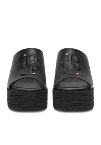 Badura Espadryle EO-AMINA-LT0228-26-801 Czarny. Kolor: czarny. Materiał: skóra #5