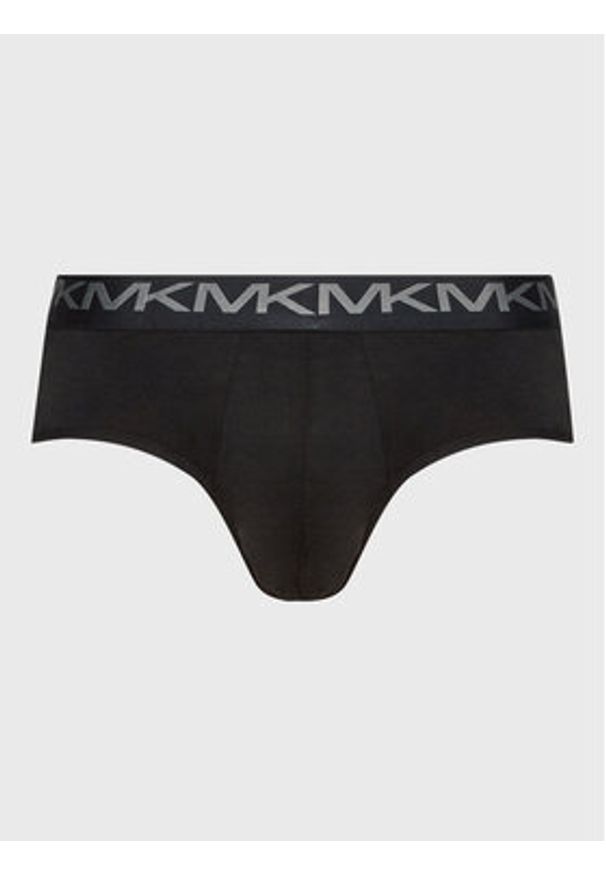 Michael Kors Komplet 3 par slipów 6BR1L10033 Czarny. Kolor: czarny. Materiał: bawełna