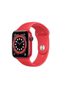 APPLE Watch Series 6 GPS + Cellular, 44mm PRODUCT(RED) Aluminium Case with PRODUCT(RED) Sport Band - Regular. Styl: sportowy #1