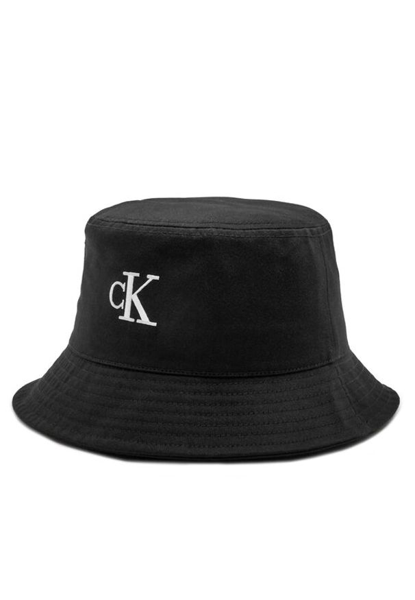 Calvin Klein Kapelusz Bucket Monogram Embro K50K512146 Czarny. Kolor: czarny. Materiał: syntetyk