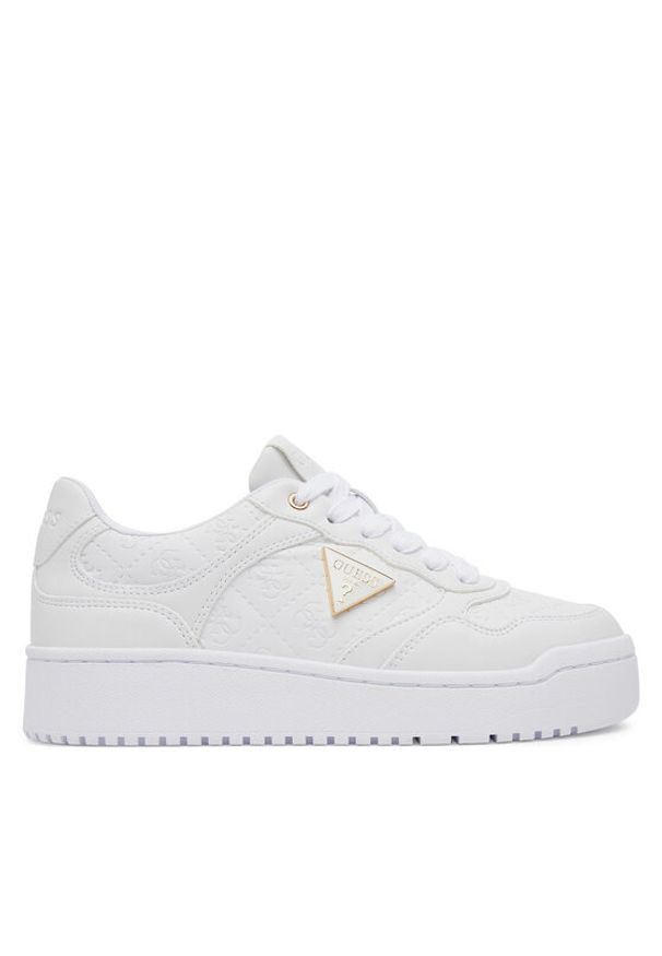 Guess Sneakersy FLJMI6 FAL12 Biały. Kolor: biały. Materiał: skóra