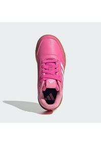 Adidas - Tensaur Sport Training Lace Shoes. Kolor: biały, różowy, wielokolorowy. Materiał: materiał