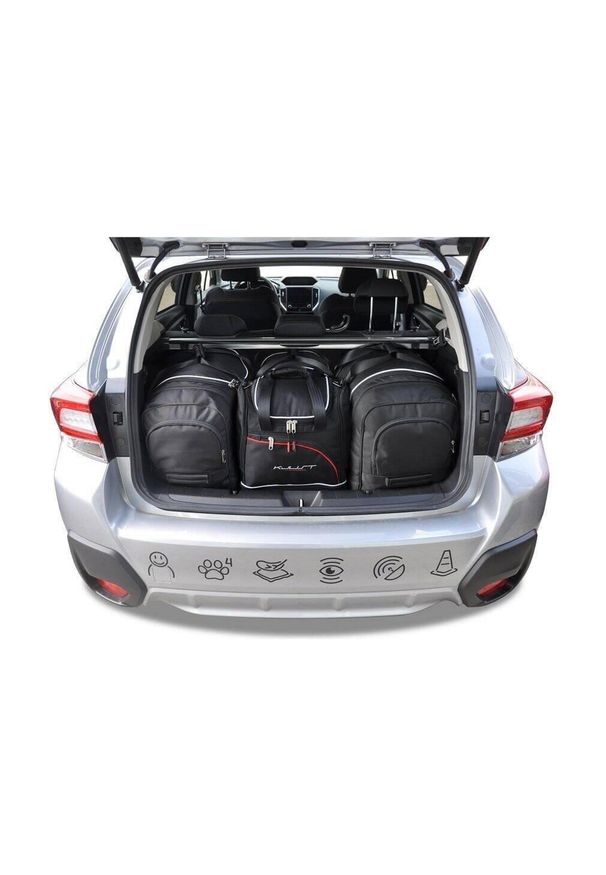 KJUST - Torby Do Bagażnika Subaru Xv 2017-2023 4Szt Kjust. Kolor: czarny. Styl: sportowy