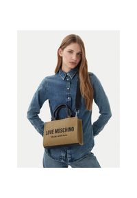 Love Moschino - Torebka LOVE MOSCHINO. Kolor: beżowy #1