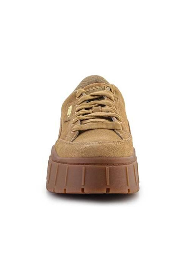Buty do chodzenia damskie Puma Mayze Stack Suede. Zapięcie: sznurówki. Kolor: wielokolorowy, brązowy. Materiał: materiał, skóra. Szerokość cholewki: normalna. Model: Puma Suede. Sport: turystyka piesza