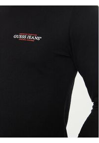Guess Jeans T-Shirt 166061 Czarny Classic Fit. Kolor: czarny. Materiał: bawełna #3